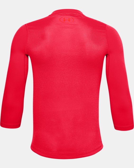 Boys' UA Iso-Chill ¾ Sleeve Shirt, Red, pdpMainDesktop image number 1